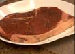 Quickly Fixed Steak with Roasted Asparagus and Mashed Sweet Potatoes or Yams